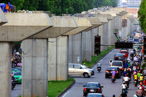 Thay nhà thầu phụ yếu tại dự án đường sắt Cát Linh-Hà Đông